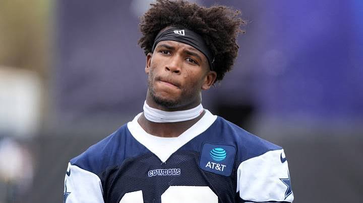 Dallas Cowboys Rookie Safety Caleb Downs at Cowboys Training Camp