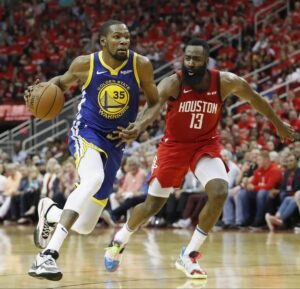 Golden State Warriors v Houston Rockets - Game Three
