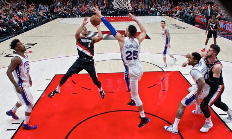 NBA: Philadelphia 76ers at Portland Trail Blazers