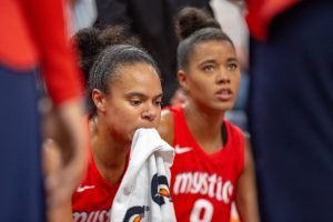 Natasha Cloud/Kirsti Toliver Player Coach/ Dallas Mavericks/Washington Mystics./LandonBuford.com