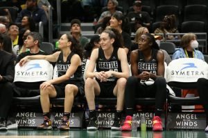 Ezi Magbegor Sue Bird/ Breanna Stewart/LandonBuford.com