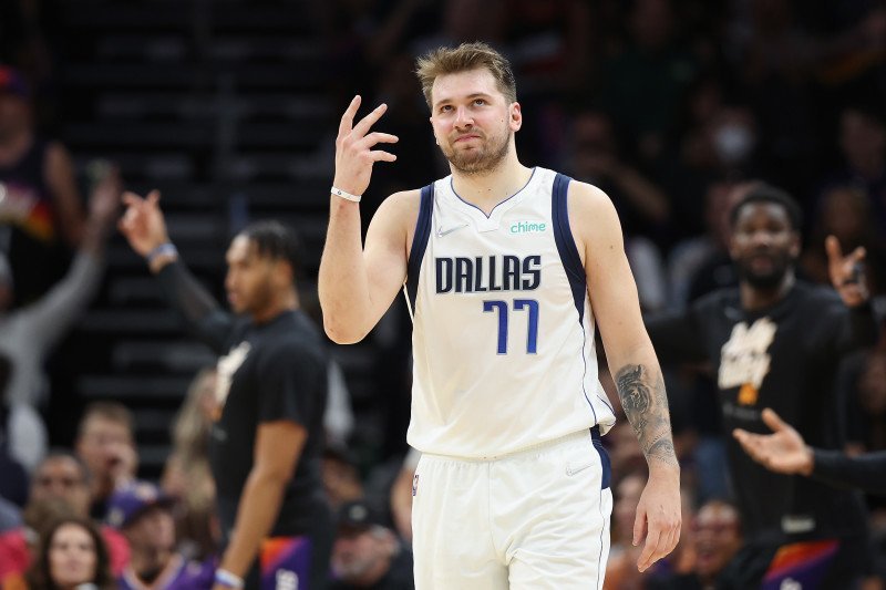 Luka Doncic/ Michael Rainey Jr. Dallas Mavericks/ Power Book II: Ghost/ Ghost/ NBA/ Landon Buford The Journalist/LandonBufrod.com