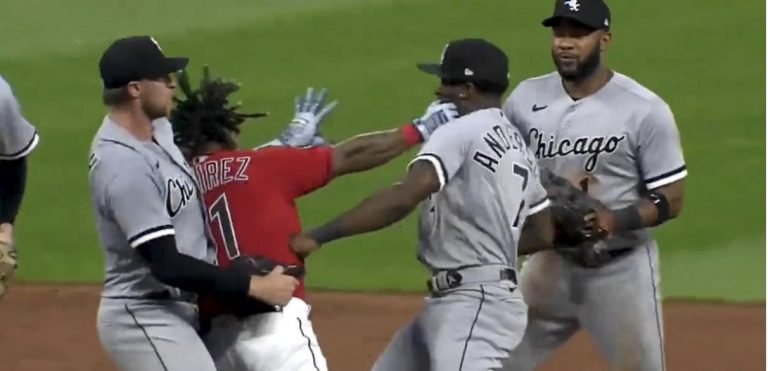 Tim Anderson/ Jose Ramirez/ Chicago WHite SOX/ Cleveland Guardians/ MLB/LandonBuford THe Journalist/LandonBuford.com