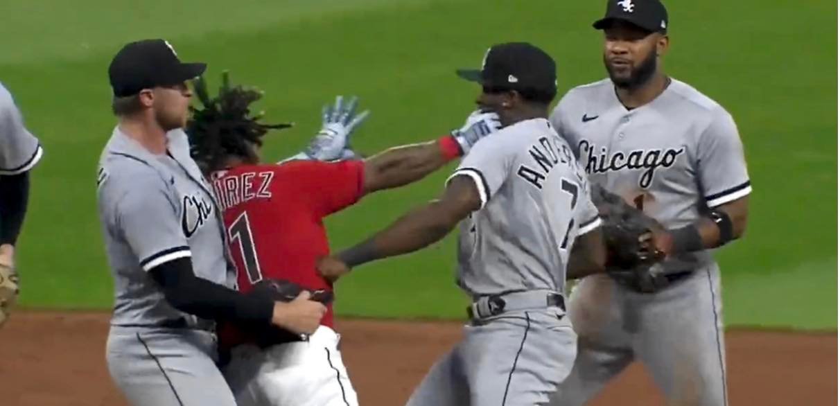 Tim Anderson/ Jose Ramirez/ Chicago WHite SOX/ Cleveland Guardians/ MLB/LandonBuford THe Journalist/LandonBuford.com
