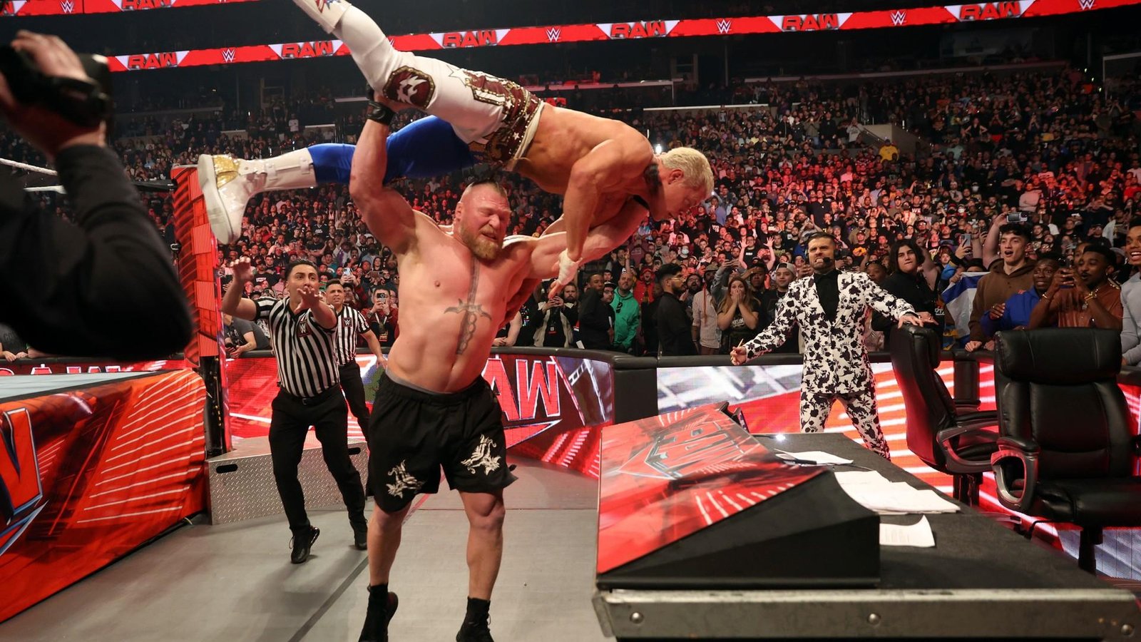 Cody Rhodes/Brandi Rhodes/Brock Lesnar/ Summer Slam/ Match/WWE/ Landon Buford The Journalist/LandonBuford.com