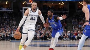 Dillon Brooks/ Kyrie Irving/ Dallas Mavericks/ Houston Rockets/ Memphis Grizzlies/ NBA/ Jersey Swap/ Landon Buford The Journalist/LandonBuford.com