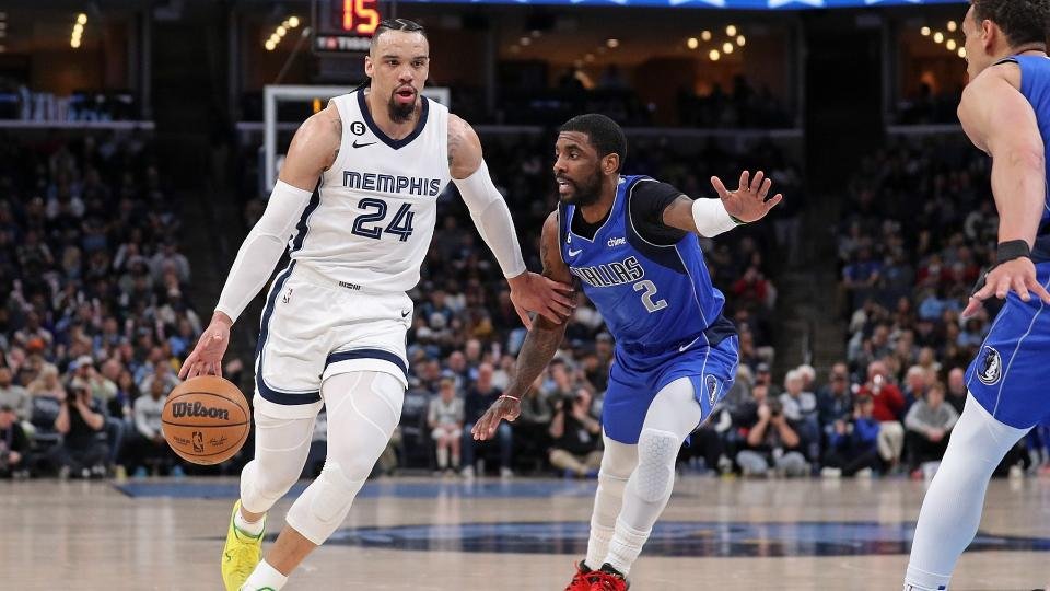 Dillon Brooks/ Kyrie Irving/ Dallas Mavericks/ Houston Rockets/ Memphis Grizzlies/ NBA/ Jersey Swap/ Landon Buford The Journalist/LandonBuford.com