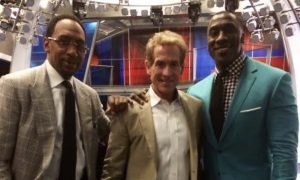 Stephen A Smith/Skip Bayless/ Shannon Sharpe/Richard Sherman/ ESPN/ FSL First Take/ undisputed/ NFL/ NBA/Landon Buford The Journalist/LandonBuford.com