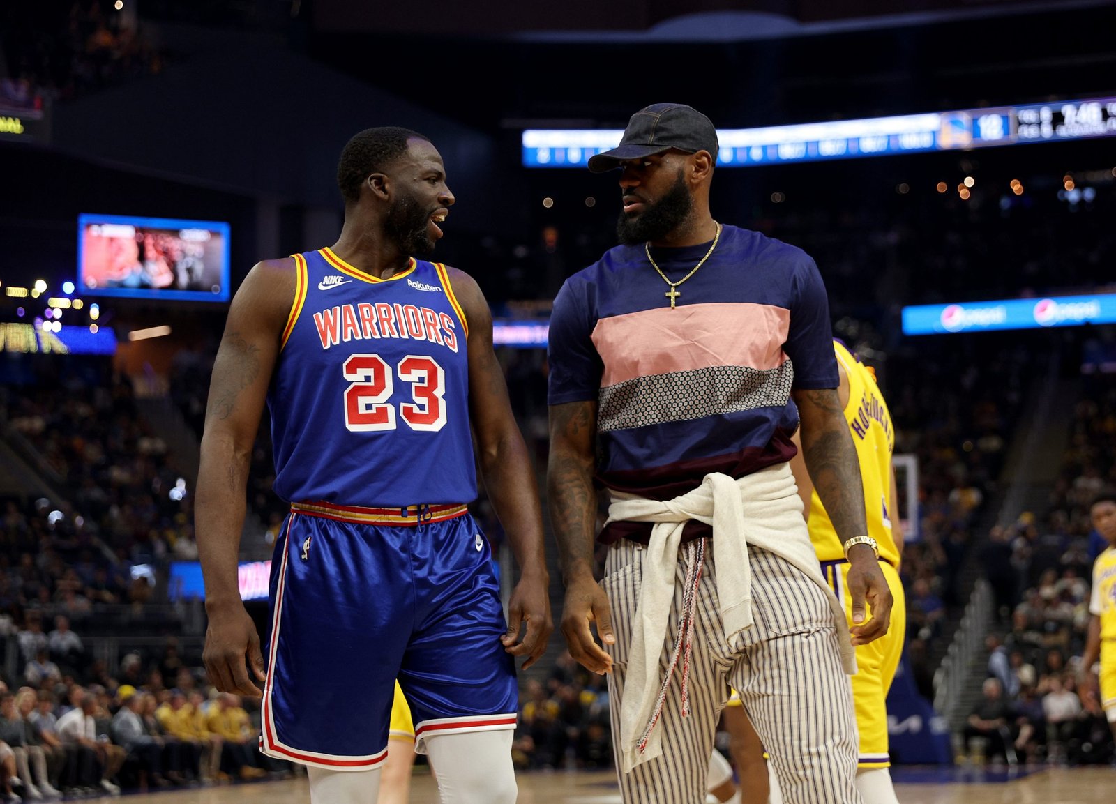 LeBron James/ Draymond Green/ Brent Faiyaz/NBA/ Los Angeles Lakers/ Lakers/ GOlden State Warriors/Landon Buford The Journalist/LandonBuford.com