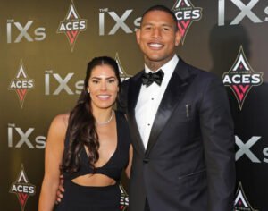 Kelsey Plum/ Darren Waller/ Las Vegas Aces/ New York Giants/ NFL/ WNBA/ Basketball/ Football/ Sports/ Landon Buford The Journalist/ Landonbuford.com