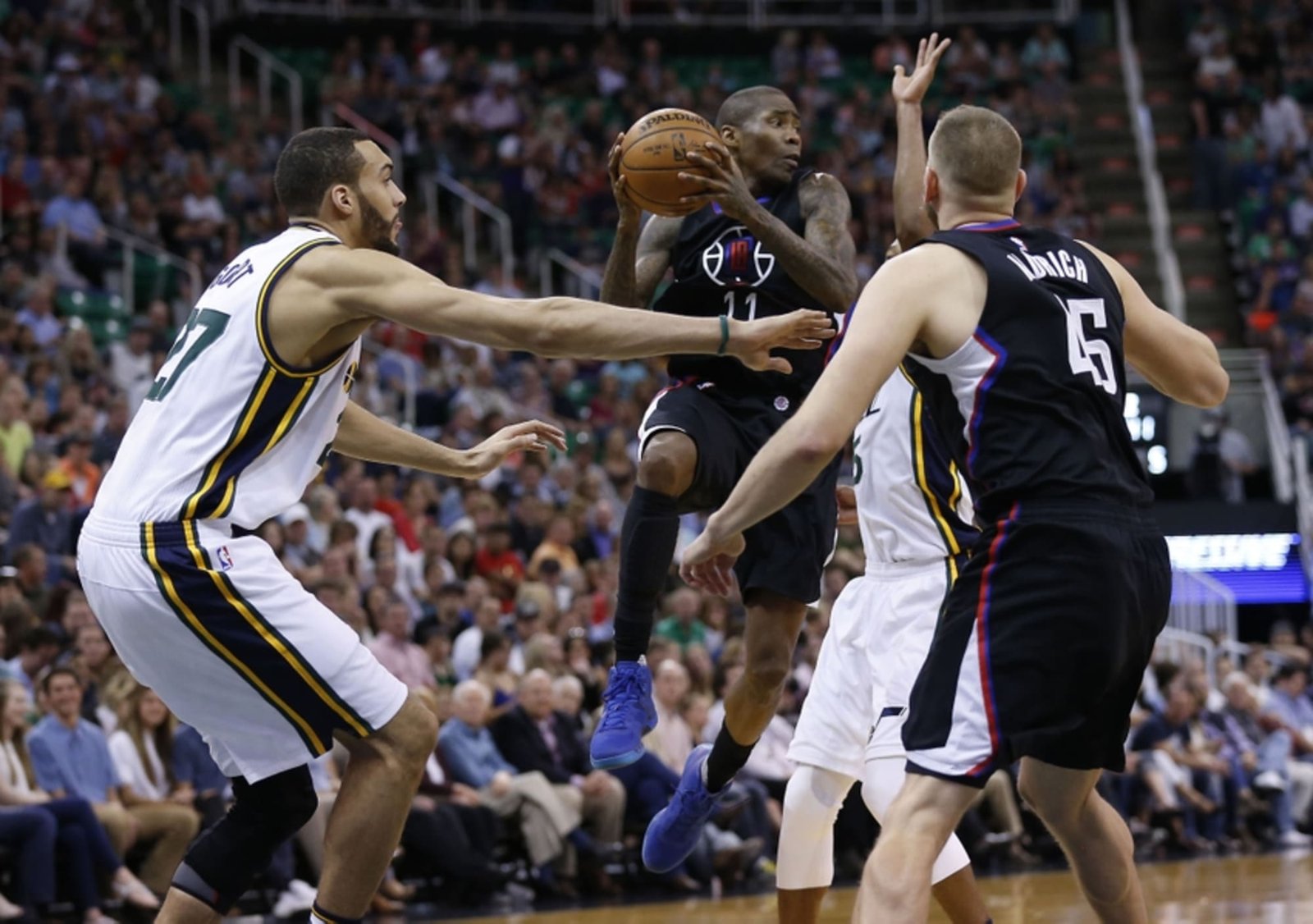 Jamal Crawford/ Los Angeles Clippers/ Clippers/ Utah Jazz/ Jazz/ NBA/ Seattle/ Climate Pledge Arena/ Sports/ Landon Buford The Journalist/LandonBuford.com
