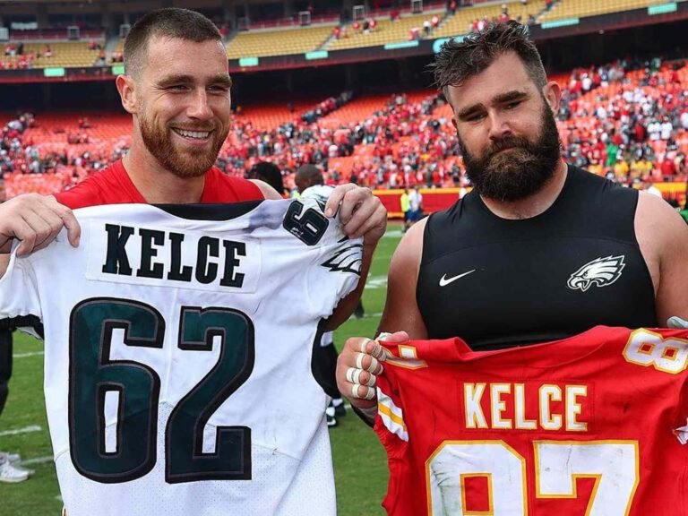 Taylor Swift/ Travis Kelce/ Jason Kelce/ Philadelphia Eagles/ Kansas City Chief/ NFL/ Entertainment/ Landon Buford The Journalist/LandonBuford.com