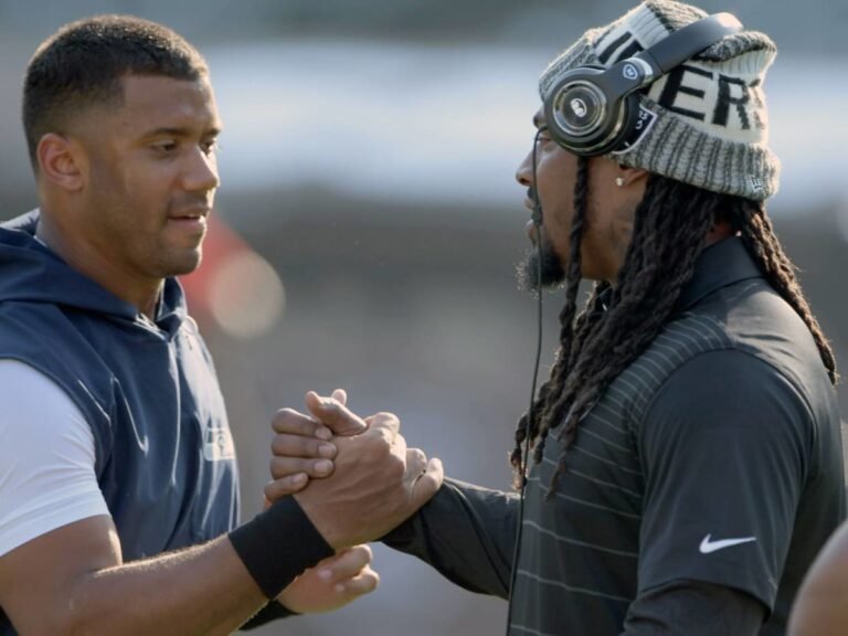 Marshawn Lynch/ Russell Wilson/Seattle Seahawks/ NFL/ Seattle/ Football/ NFL Football/ Sports/ Landon Buford The Journalist/ LandonBuford.com