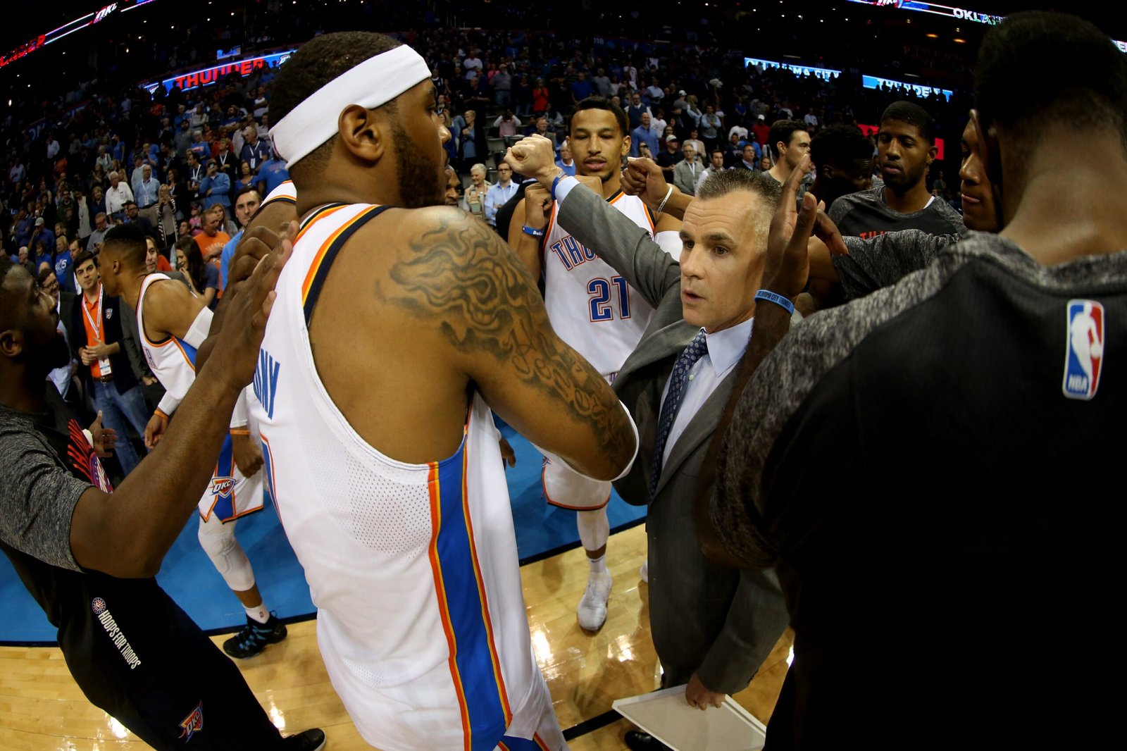 Carmelo Anthony/ Billy Donovan/ Chicago Bulls/ Oklahoma City Thunder/NBA/ Basketball/ Landon Buford The Journalist/LandonBuford.com