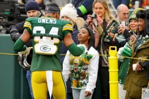 Simone Biles: Cheering for the Green Bay Packers and Winning Hearts
