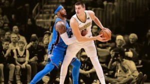 Carmelo Anthony/ Nikola Jokic/ Denver Nuggets/ Nuggets/ Denver/ NBA/ Sports/ Landon Buford The Journalist/ LandonBuford.com