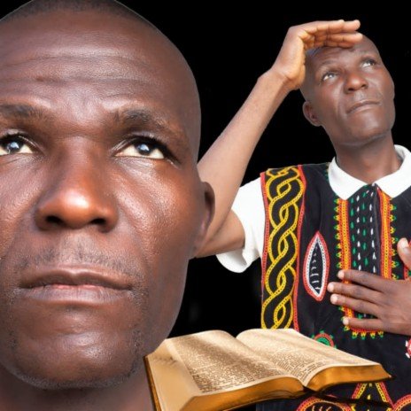 Kimbi Marcel performing or posing with a celestial or spiritual theme, representing his new single "Rbong Nyu (Goodness of God)."