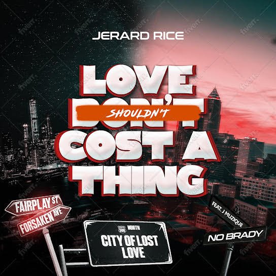 Jerard Rice performing passionately while promoting his new single "Love Shouldn’t Cost A Thing."