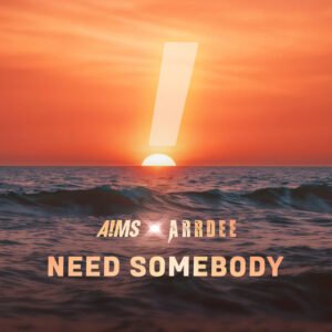 A!MS performing his new single “Need Somebody” on stage under vibrant summer lights.