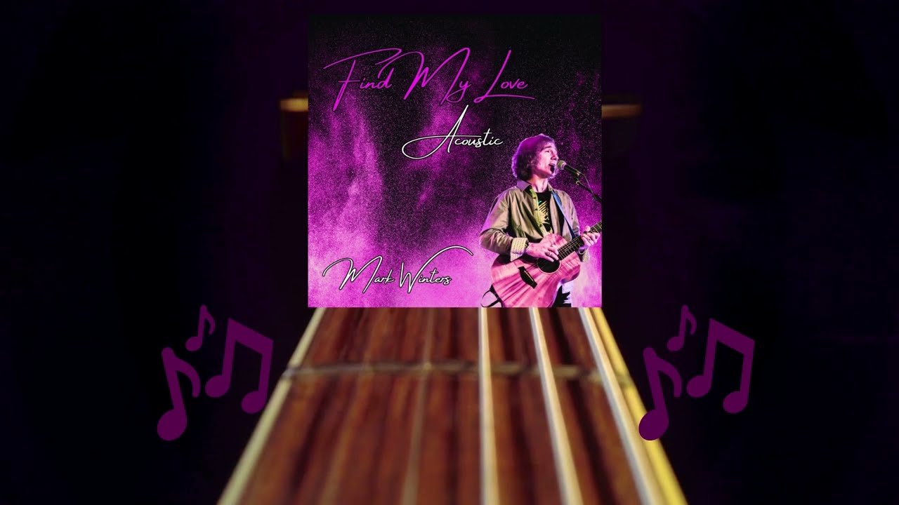 Mark Winters & Roxé performing “Find My Love - Acoustic Me” with acoustic guitars, highlighting intimate connection and emotion.