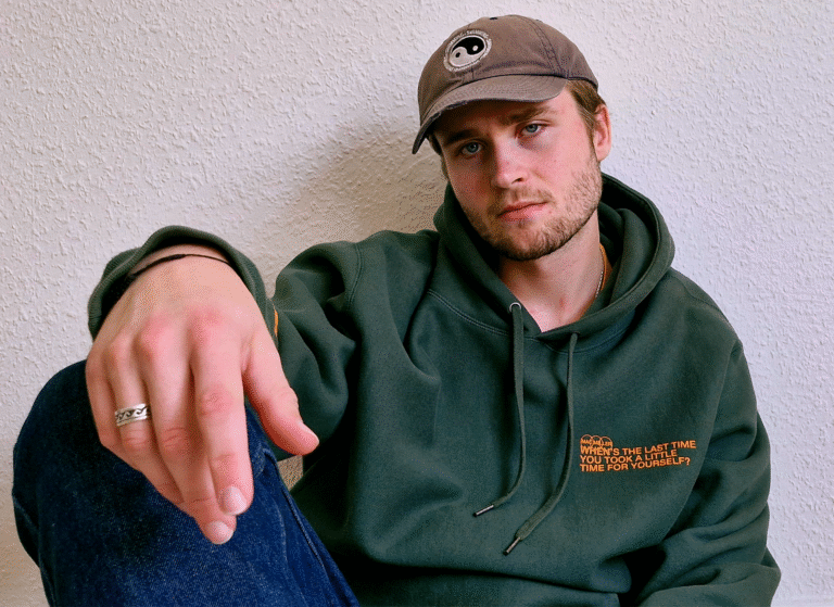 press - green hoodie - white background crp