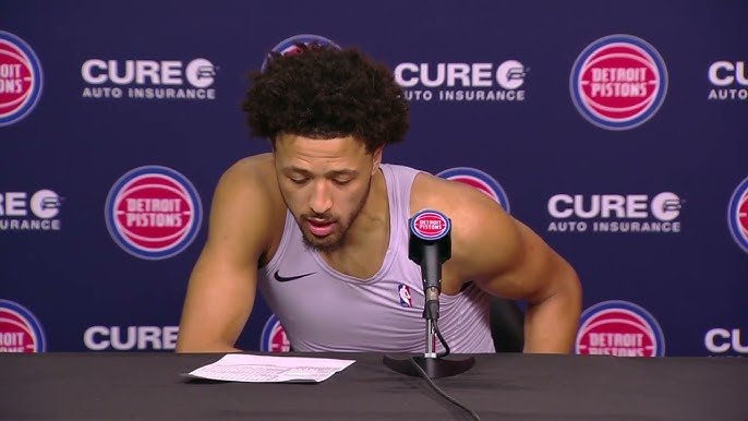 Cade Cunningham After Pistons Game At Postgame Presser