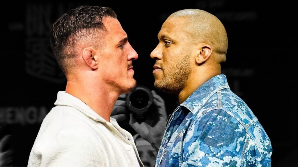 Tom Aspinall and Ciryl Gane face off in a UFC 321 heavyweight showdown.