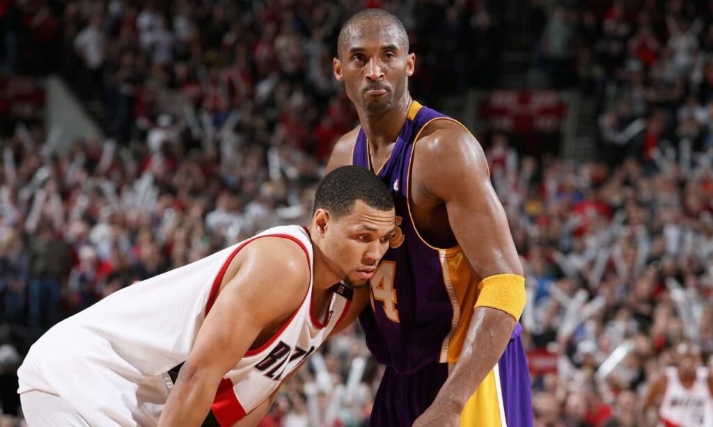 Brandon Roy speaking about Kobe Bryant’s legacy during an interview