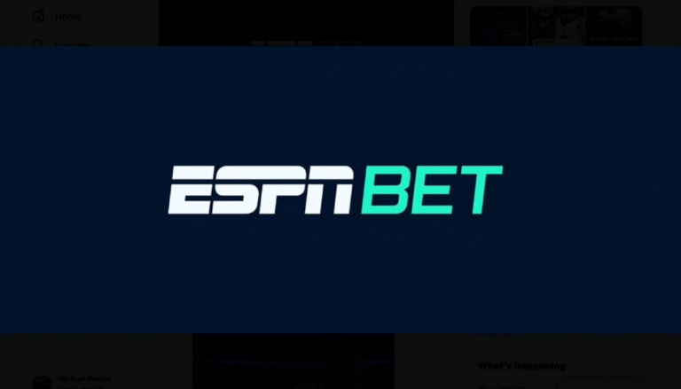 Illustration of an ESPN logo with betting odds and an FBI badge looming in the background.