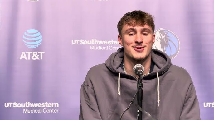 Dillon Brooks of the Phoenix Suns discusses guarding Mavericks rookie Cooper Flagg before their matchup.