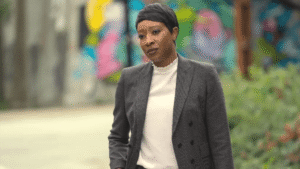 Tommy Egan confronting Stacy Marks in Power Book IV Force Season 3 Episode 7