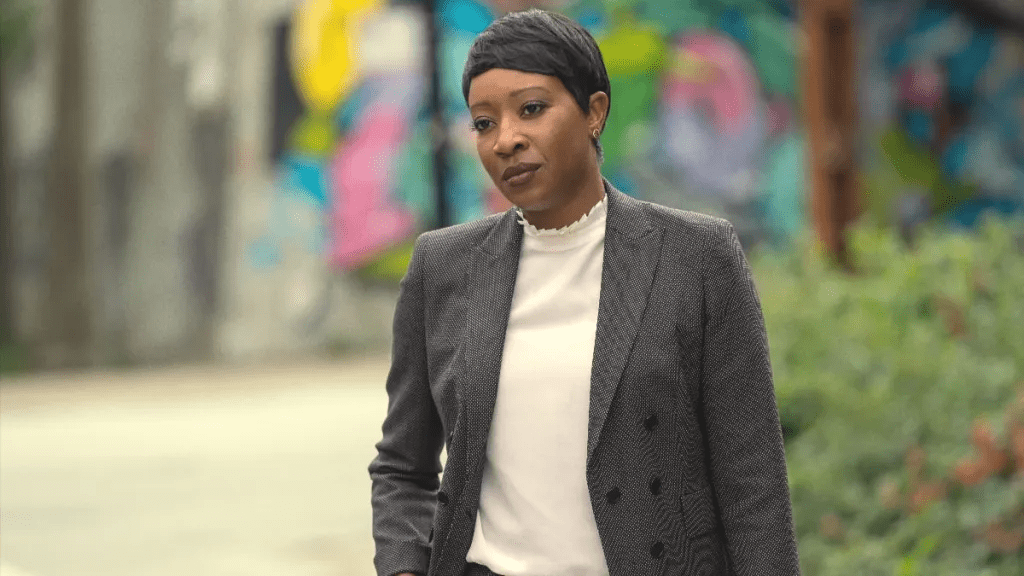 Tommy Egan confronting Stacy Marks in Power Book IV Force Season 3 Episode 7