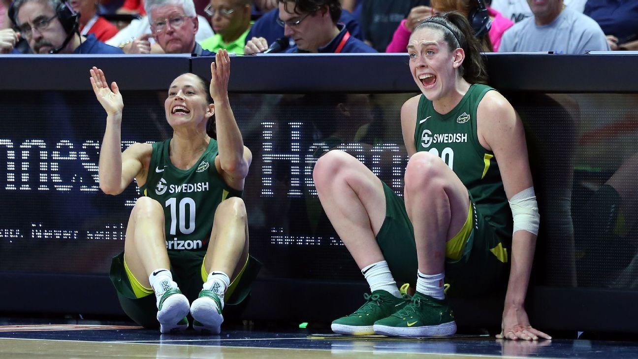 In A Resurface Clip: Sue Bird & Breanna Stewart on Seattle Supersonics Ownership