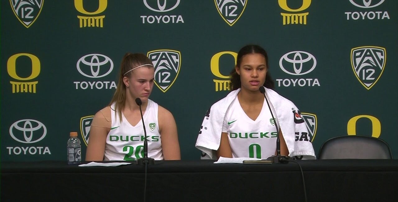 Oregon Guard Sabrina Ionescu & Forward Satou Sabally